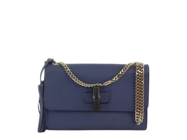 Gucci Gucci Miss Bamboo Bag Blue - view 1