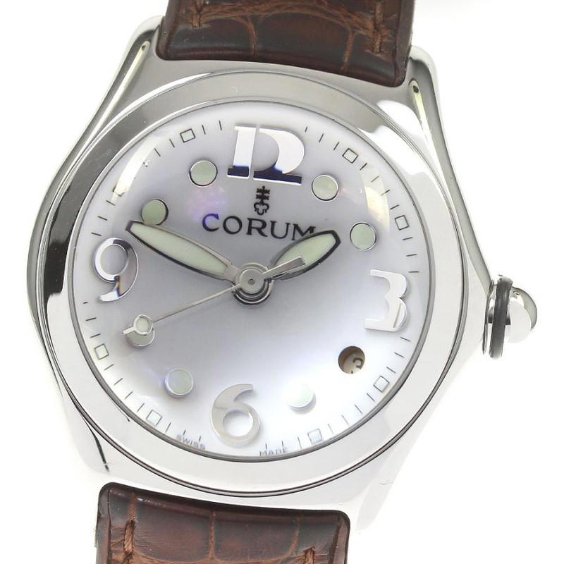 Corum Corum Bubble Date Quartz White