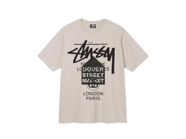 Stussy Stussy DSM World Tour T-Shirt Smoke 2022 - view 1