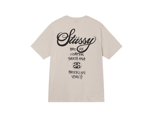 Stussy Stussy DSM World Tour T-Shirt Smoke 2022 - view 2