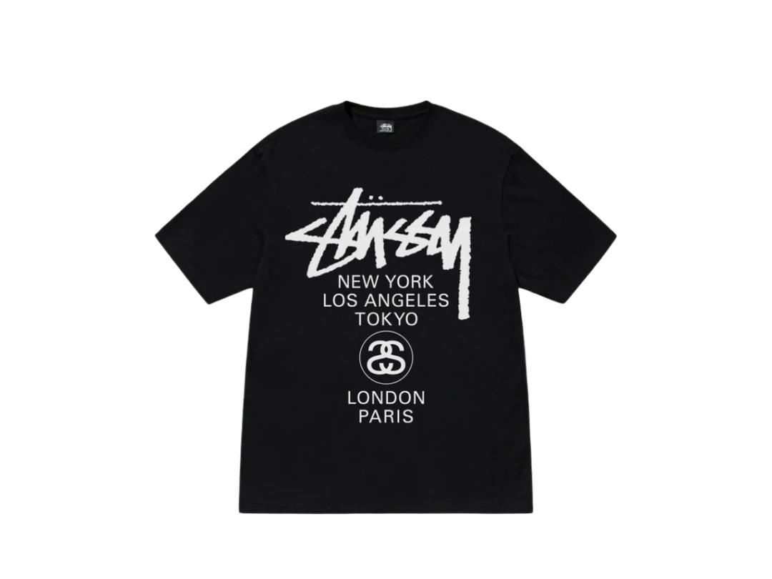 Stussy Stussy World Tour Tee Black (2025)
