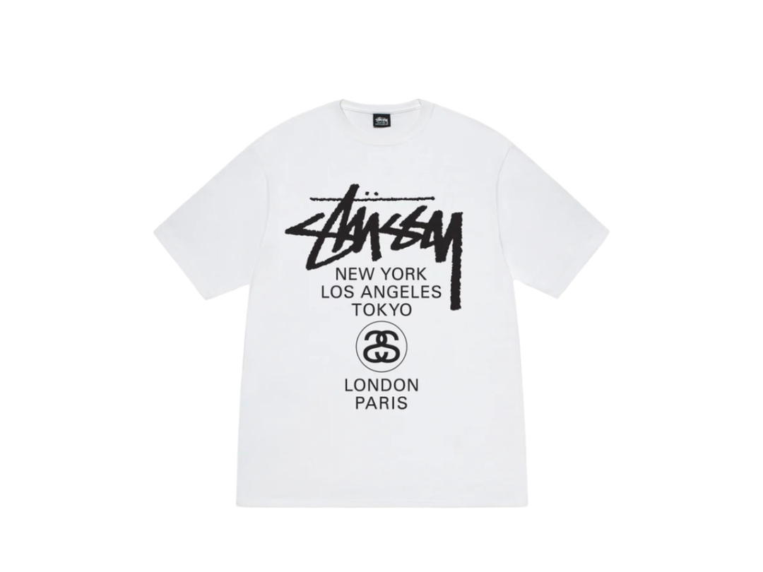 Stussy Stussy World Tour Tee White