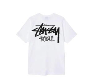 Buy Stussy Stock Seoul T-Shirt 2025 White at Sasom – Authentic and Ready to Ship
