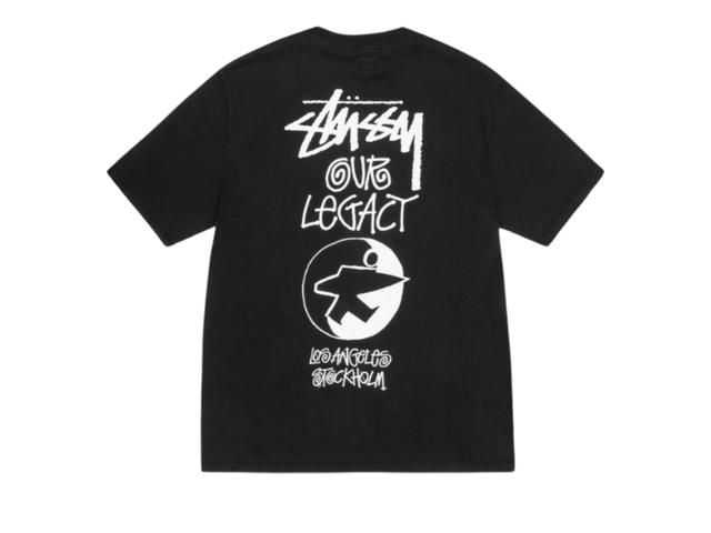 Stussy Stussy Our Legacy Work Shop Surfman Tee Pigment Dyed Black - view 1