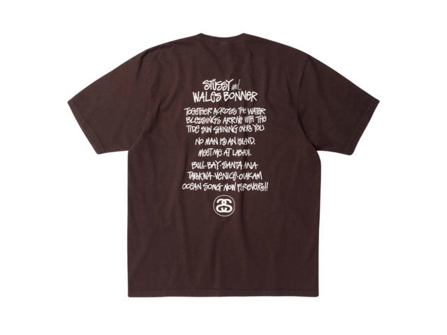 Stussy Stussy Wales Bonner Ocean Song Tee Brown - view 2