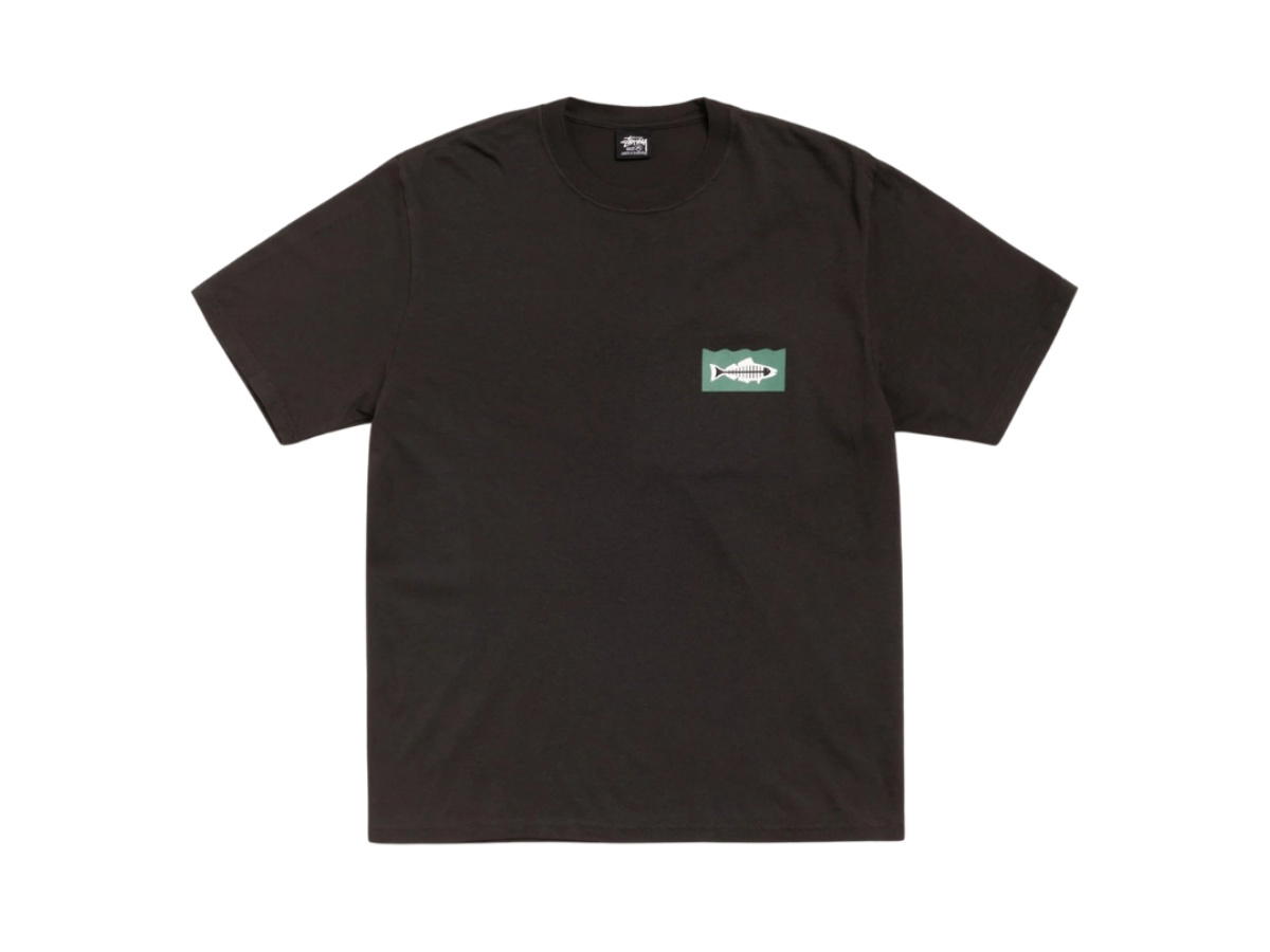 Stussy Stussy Heal The Bay 40 Tee Pigment Dyed Faded Black