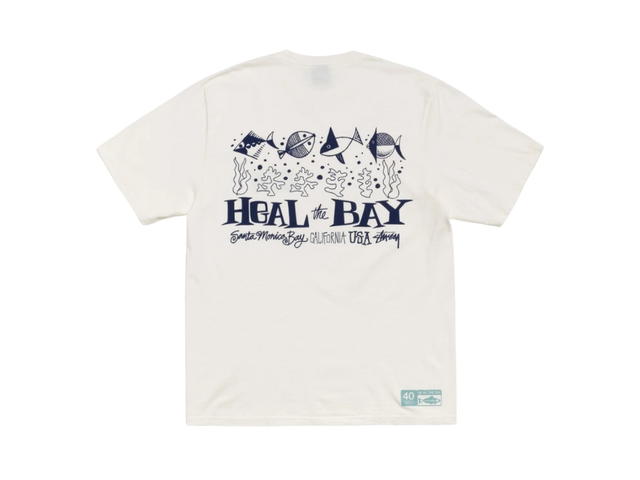 Stussy Stussy Heal The Bay 40 Tee Pigment Dyed Natural - view 2