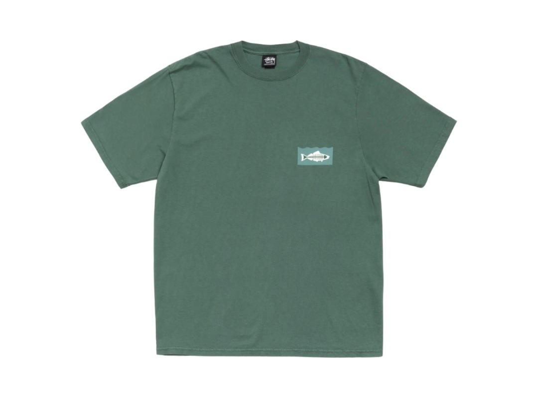 Stussy Stussy Heal The Bay 40 Tee Pigment Dyed Pine