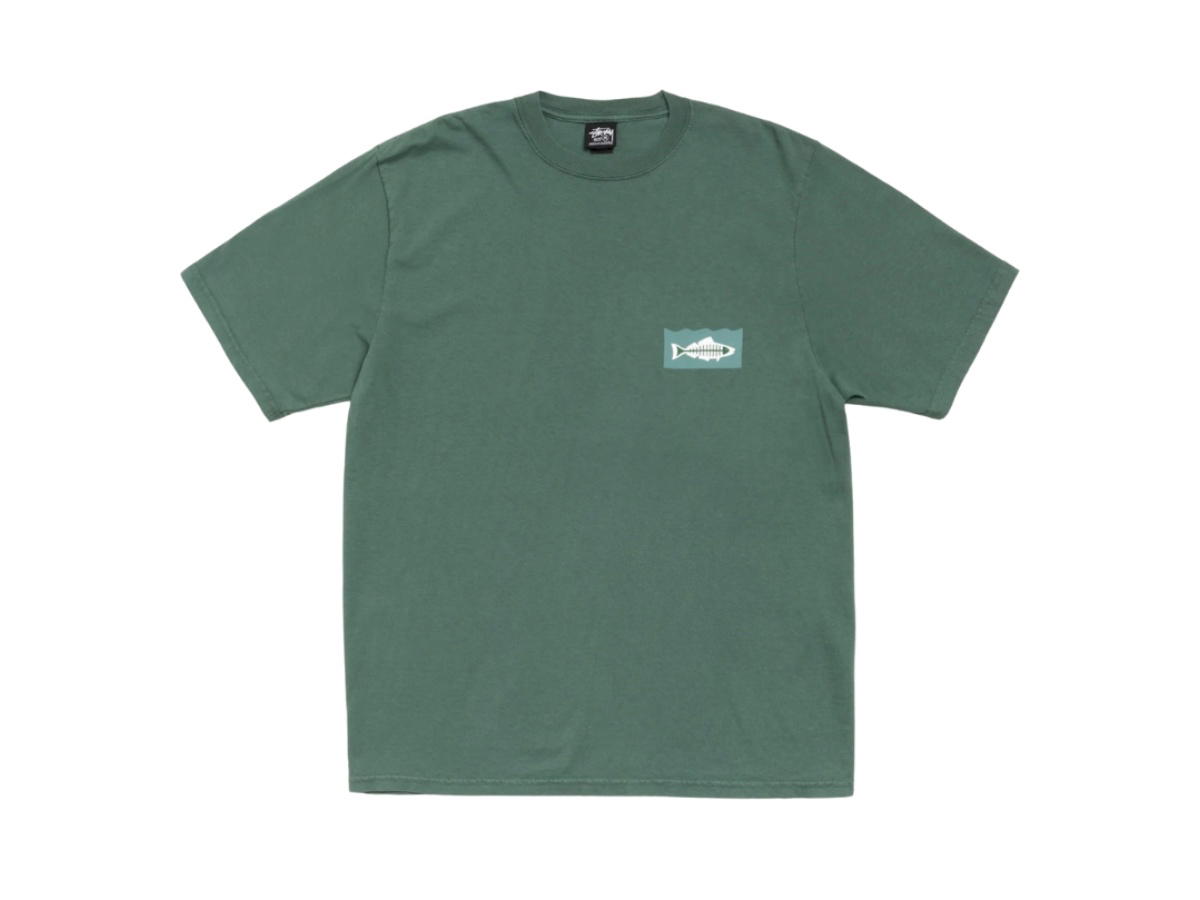 Stussy Stussy Heal The Bay 40 Tee Pigment Dyed Pine