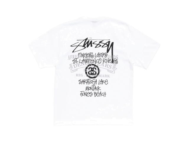 Stussy Stussy Denim Tears Beach Tour Tee White - view 2
