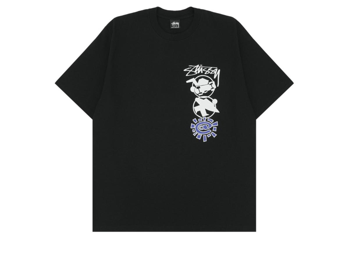 Stussy Stussy Stack T-Shirt x Always Do What You Should Do Black