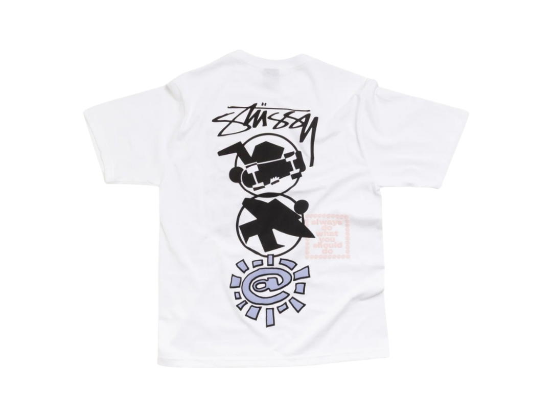 Stussy Stussy x Always Do What You Should Do Stack T-shirt White