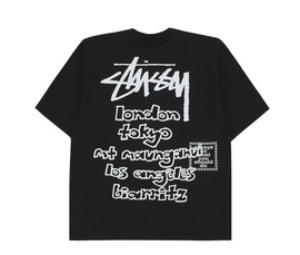 Buy Stussy x Always Do What You Should Do World Tour T-Shirt Black at Sasom – Authentic and Ready to Ship