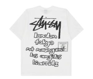 Buy Stussy x Always Do What You Should Do World Tour T-Shirt White at Sasom – Authentic and Ready to Ship