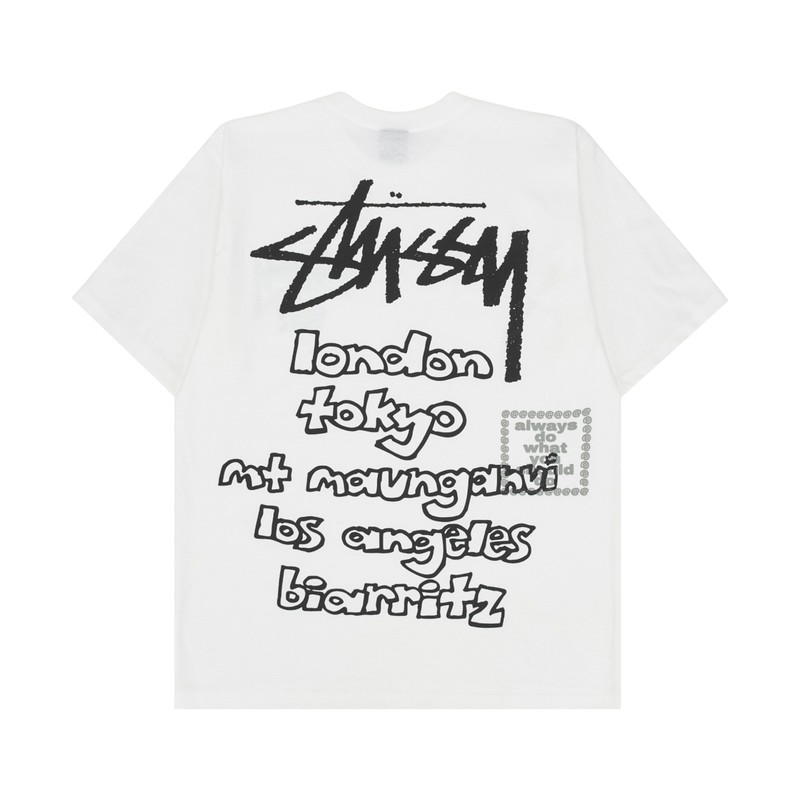 Stussy Stussy x Always Do What You Should Do World Tour T-Shirt White