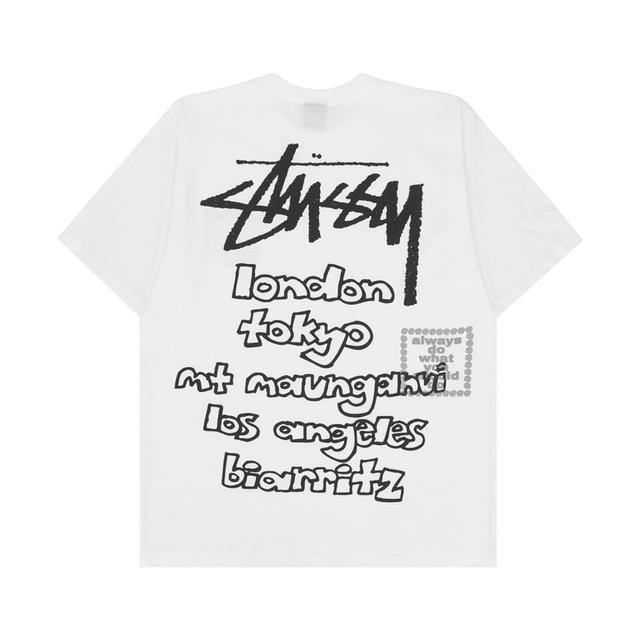 Stussy Stussy x Always Do What You Should Do World Tour T-Shirt White - view 1