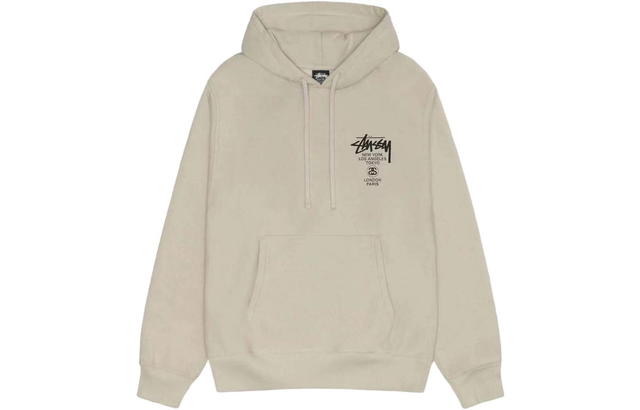 Stussy Stussy World Tour Hoodie - Khaki - view 2