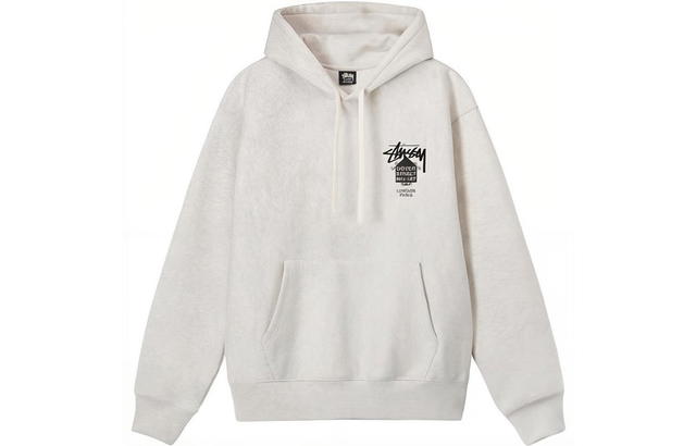 Stussy Stussy World Tour Hoodie - Gray - view 2