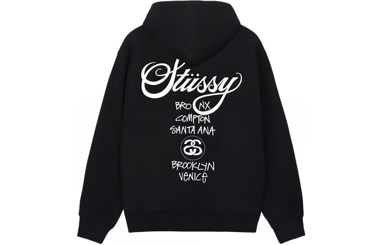 Stussy Stussy World Tour Hoodie - Black