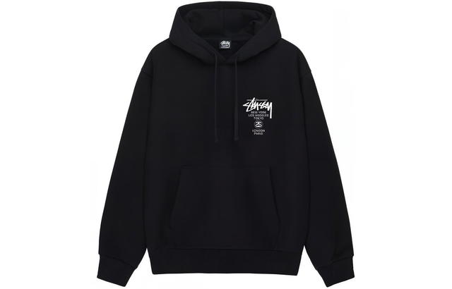 Stussy Stussy World Tour Hoodie - Black - view 2