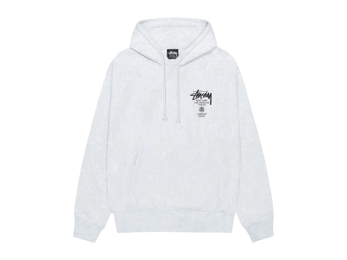 Stussy Stussy World Tour Hoodie Ash Heather
