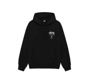 Buy Stussy Test Strike Fleece Hoodie Pigment Black | SASOM Buy Stussy Test Strike Fleece Hoodie Pigment Black | SASOM