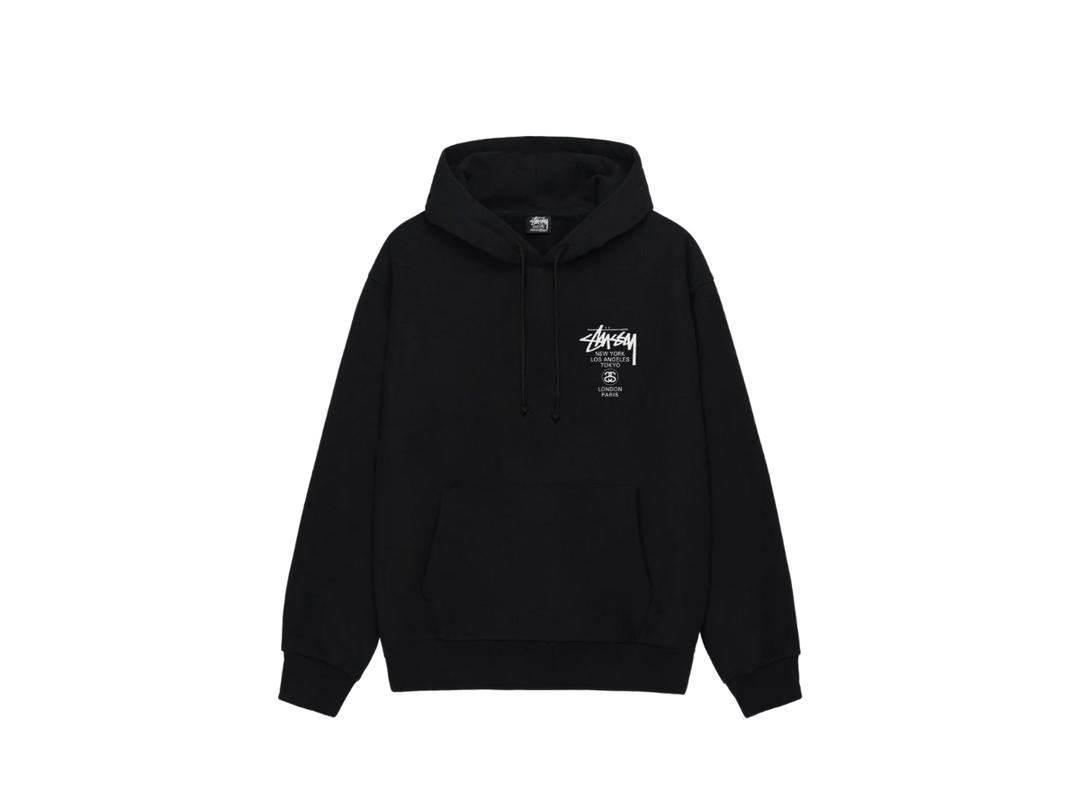 Stussy Stussy World Tour Hoodie Black