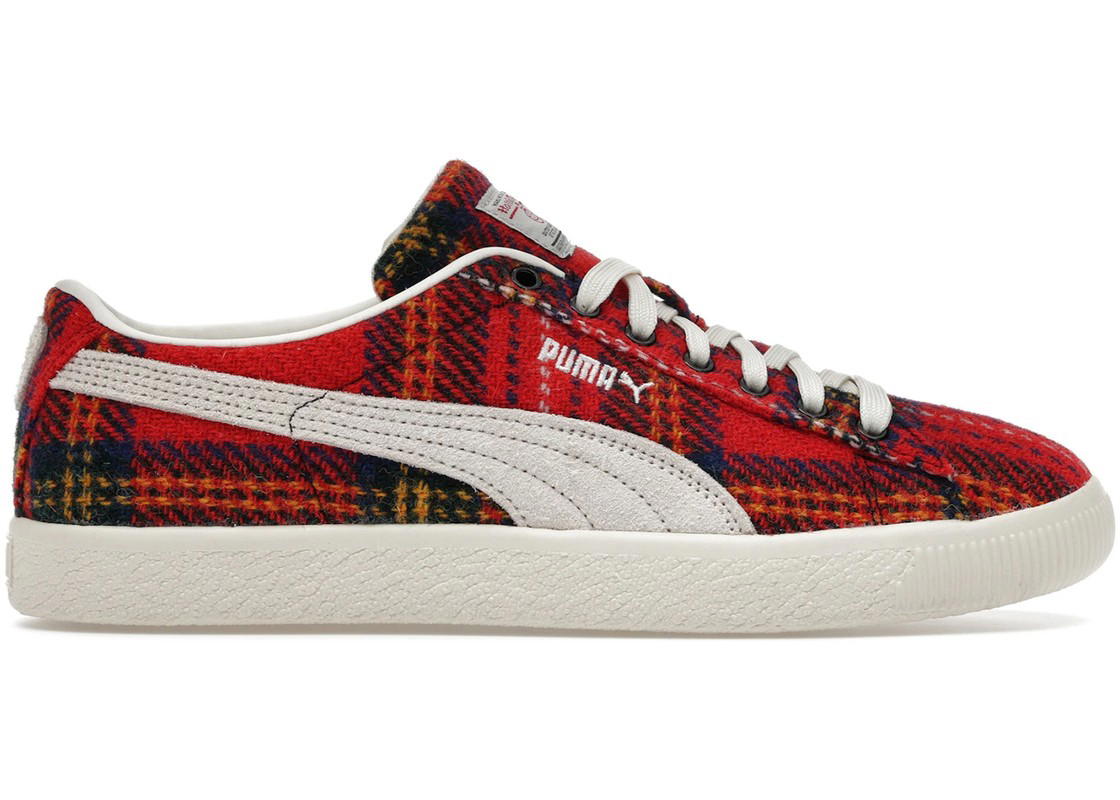 Puma Puma Suede Vintage Harris Tweed Tartan Red