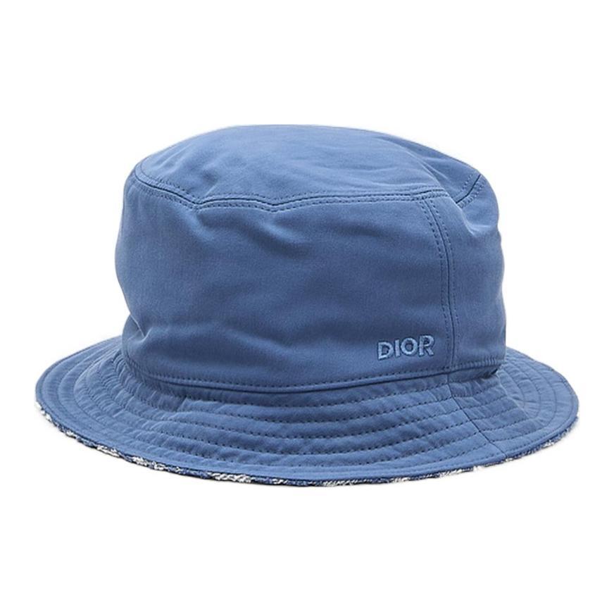 Dior Dior Cotton Bucket Hats Men's Blue