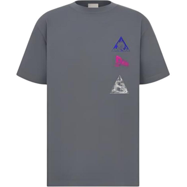 Dior Dior T-Shirts Men Gray