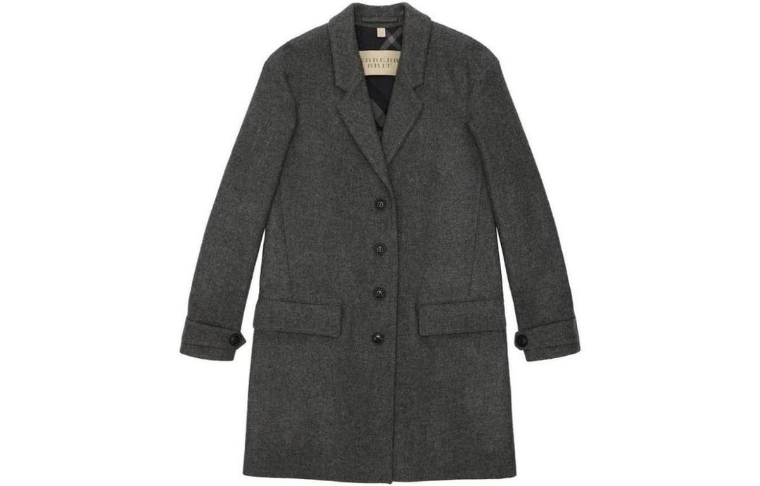 Burberry Burberry FW22 Coats Women's Dark Gray