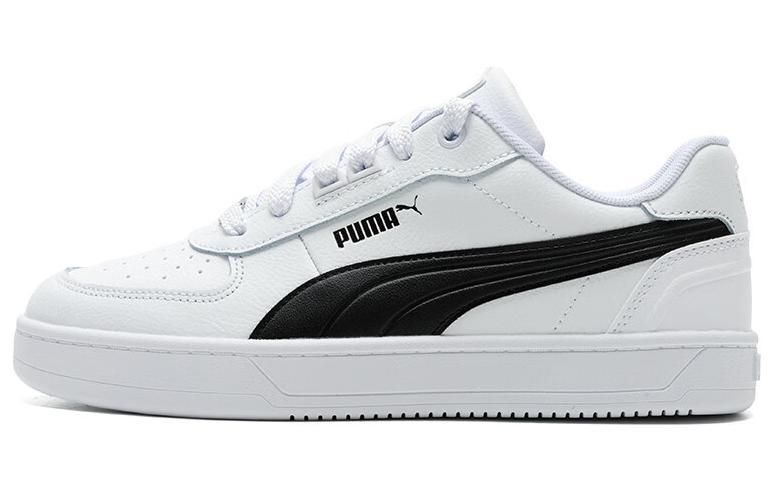 Puma Puma Caven Lightweight And Breathable Low Top Skateboard Shoes Unisex Black White