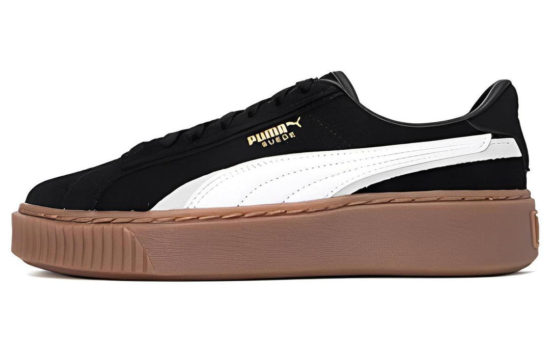 Puma Puma Platform Skate Shoes 'Black White Brown' Women's