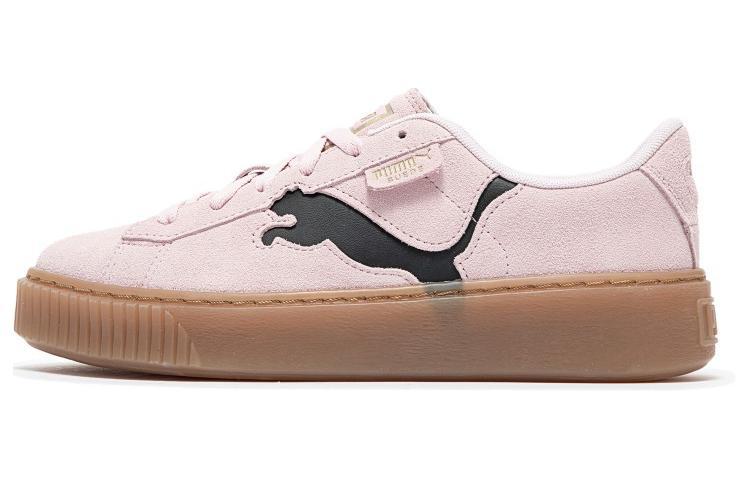 Puma Puma Suede Platform Shoes 'Pink Black Gum' Women's