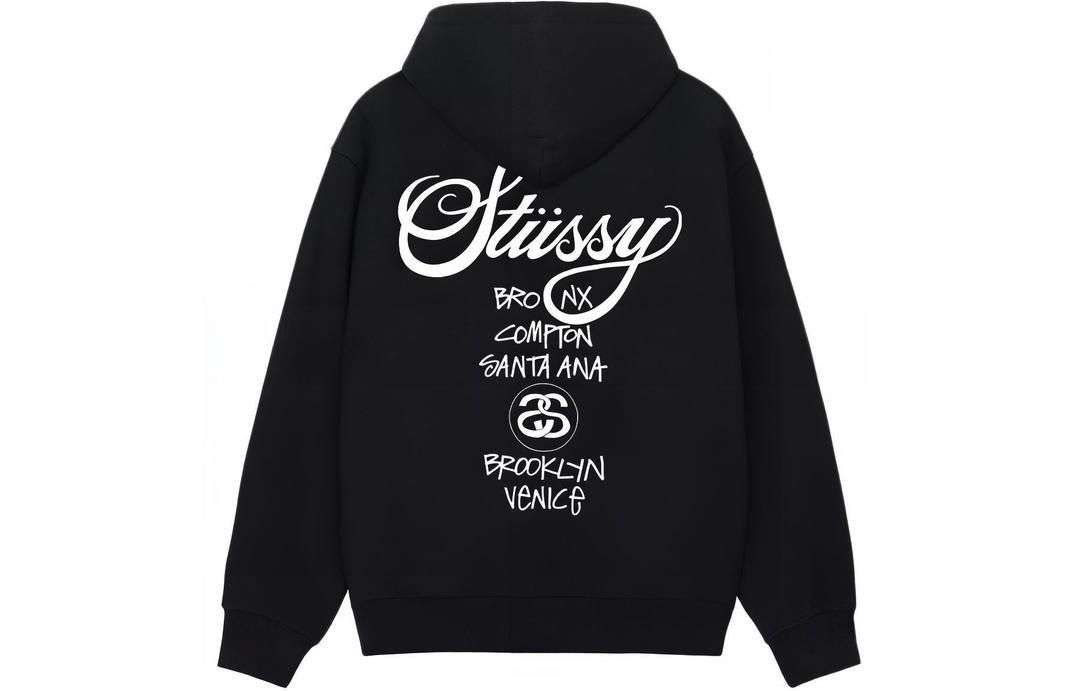 Stussy Stussy World Tour Zip Hoodie