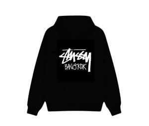 Buy Stussy Stock Bangkok Zip Hood Black at Sasom – Authentic and Ready to Ship