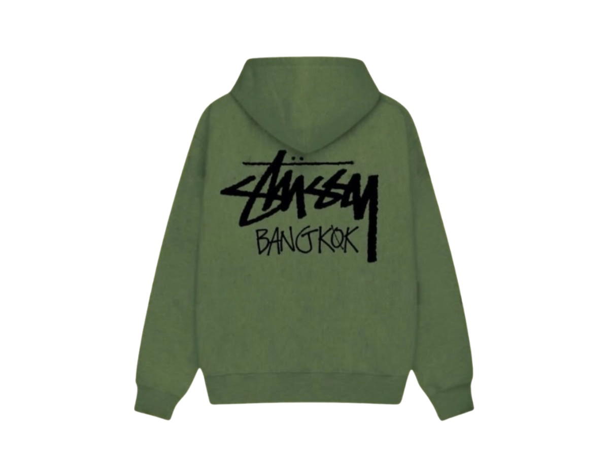 Stussy Stussy Stock Bangkok Zip Hood Olive