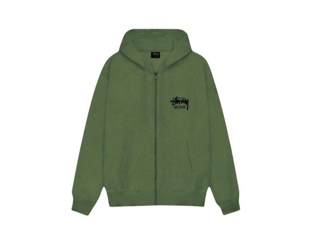 Stussy Stussy Stock Bangkok Zip Hood Olive - view 2