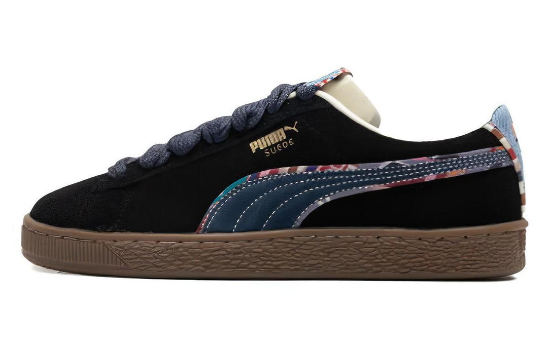 Puma Puma Suede Bz Emb 'Black Navy Marzipan Light Blue'