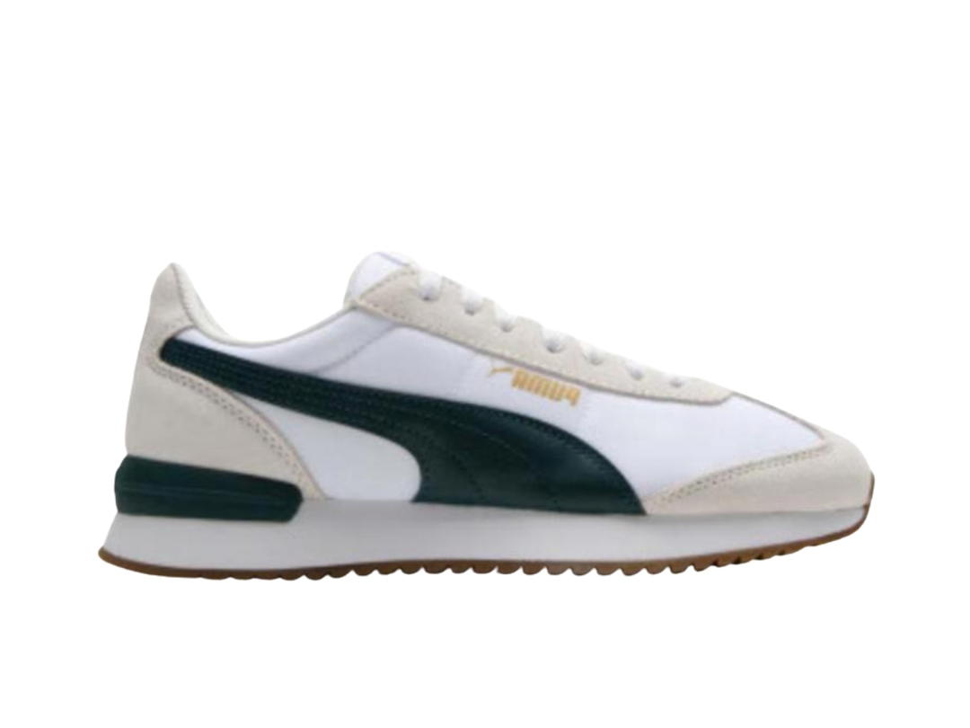 Puma Puma R78 Metallic Cushioning Wear Resistant Breathable Coverage Support Lightweight Low Top Casual Shoes Unisex Ecru