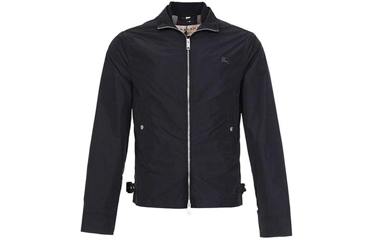 Burberry Burberry Men's Britain Windbreaker Jacket Black