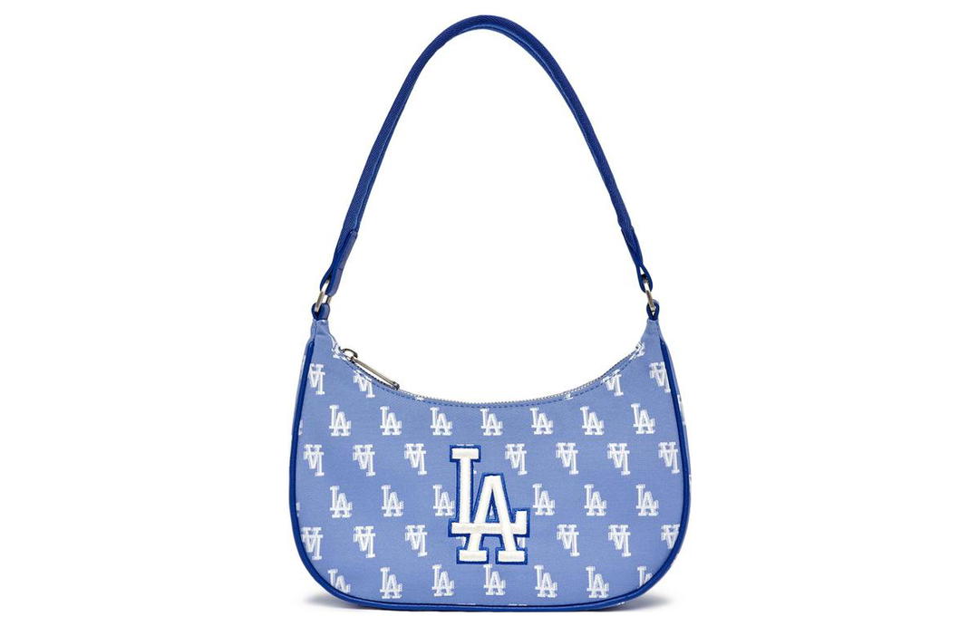 MLB MLB Polyester Shoulder Bag Hobo Bag Dumpling Bag Handbag Shoulder Bag Women's Blue