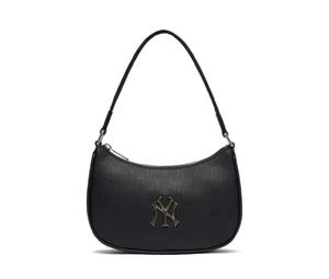 Buy MLB Monogram Collection Artificial Leather Shoulder Bag Dumpling Bag Shoulder Bags Unisex Black Gold at Sasom – Authentic and Ready to Ship