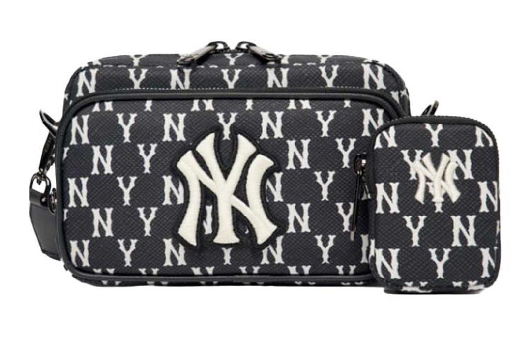 MLB MLB Monogram Collection Polyester Combo Bag Camera Bag Shoulder Bag Crossbody Bag Mini Unisex Black