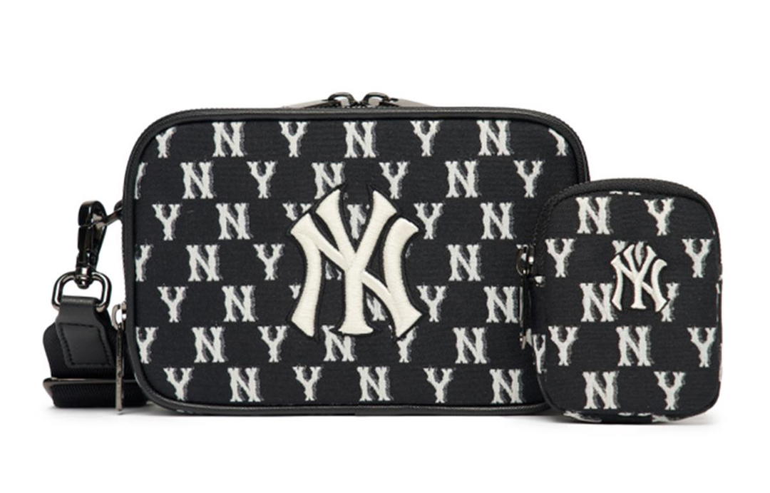 MLB MLB Monogram Collection Polyester Combo Bag Camera Bag Shoulder Bag Regular Unisex Black