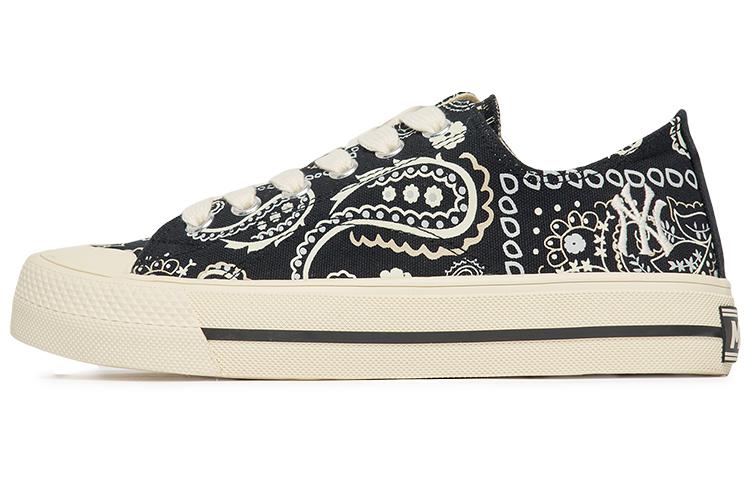 MLB MLB Playball Paisley Lightweight And Breathable Low Top Skateboard Shoes Unisex Black