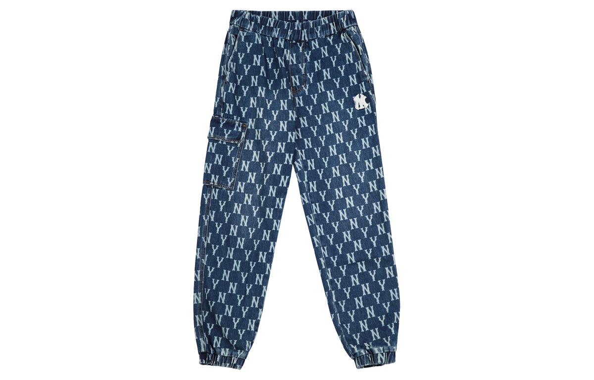 MLB MLB Old Flower Jeans Unisex Blue