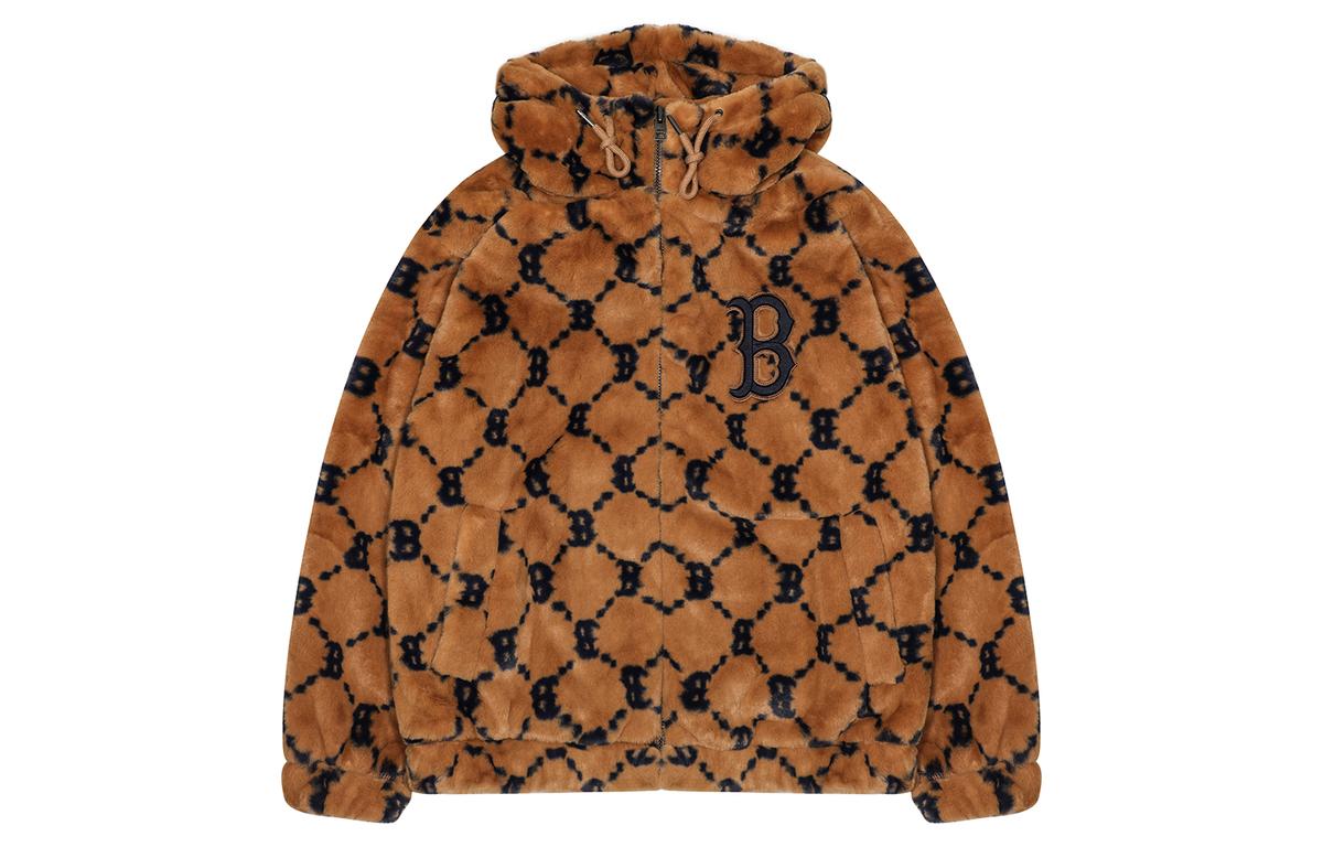 MLB MLB Velvet Jackets Unisex Beige Yellow