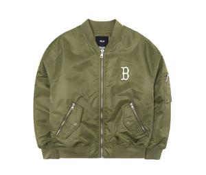 Buy MLB Puffer Jacket Winter Unisex Army Green at Sasom – Authentic and Ready to Ship