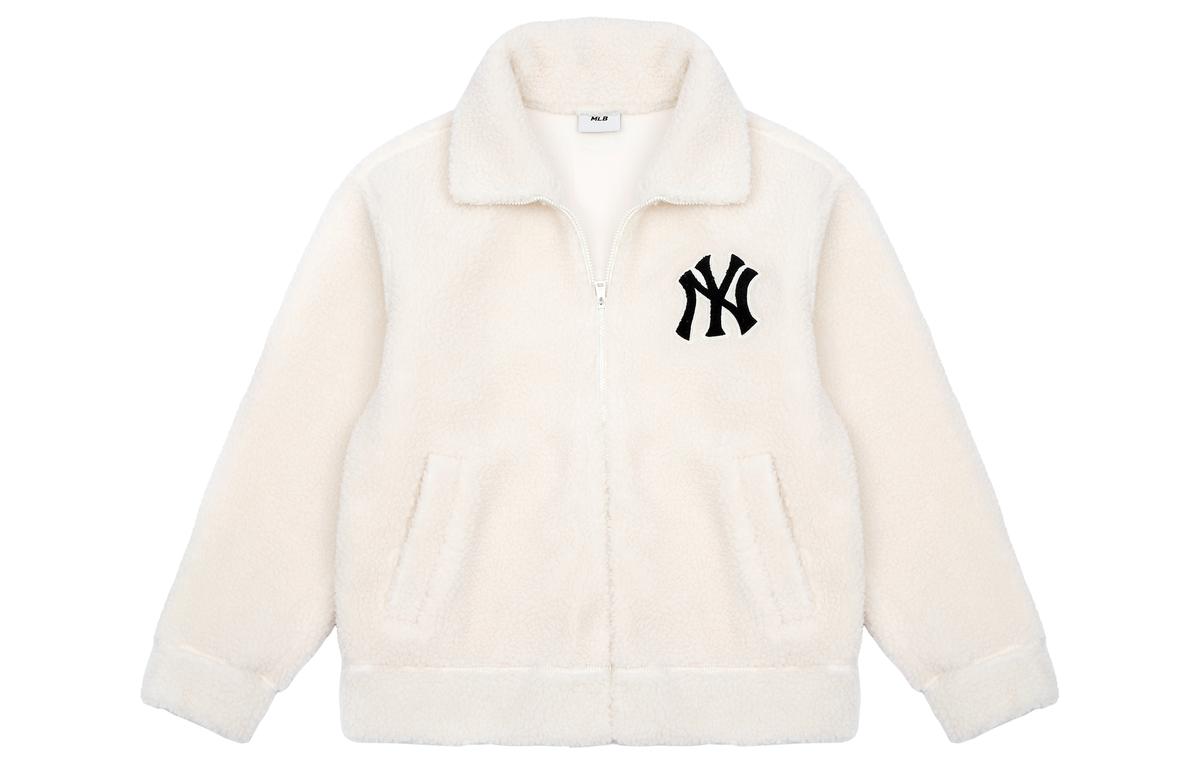 MLB MLB New York Yankees Velvet Jackets Unisex Ecru